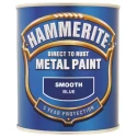 Hammerite Direct to Rust Paint Smooth Blue Finish, 250 ml 5084884