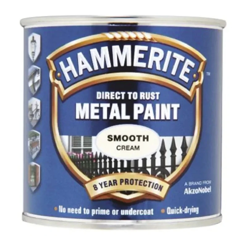 Hammerite Direct to Rust Paint Smooth Finish in Beige, 750 ml 5122064