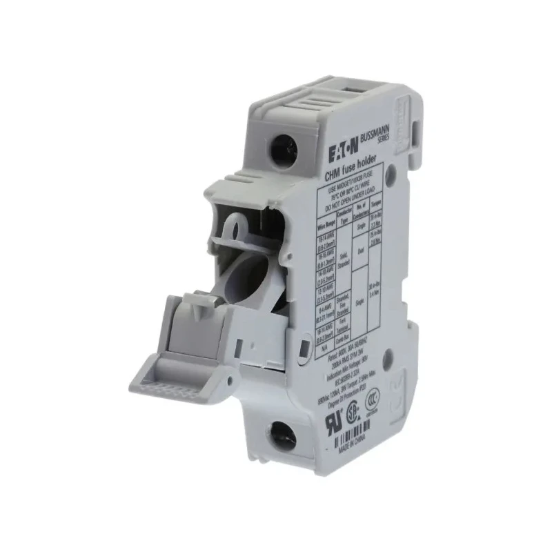Eaton 32A Rail Mount Fuse Holder for 10 x 38 mm Fuse, 1P-Pole, 690V AC CHM1DIU