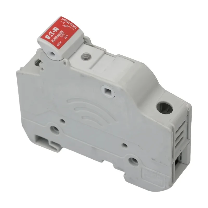 Eaton 32A Rail Mount Fuse Holder for 10 x 38 mm Fuse, 1P-Pole, 690V AC CHM1DIU