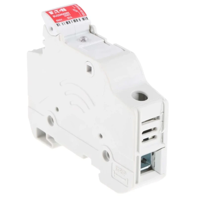 Eaton 32A Rail Mount Fuse Holder for 10 x 38 mm Fuse, 1P-Pole, 690V AC CHM1DIU