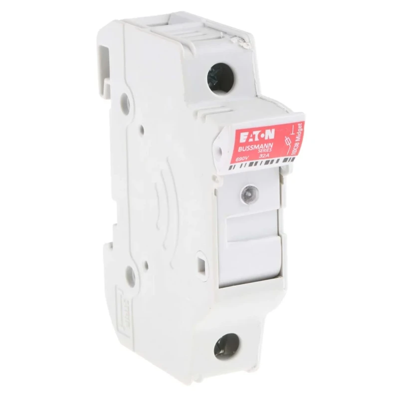 Eaton 32A Rail Mount Fuse Holder for 10 x 38 mm Fuse, 1P-Pole, 690V AC CHM1DIU