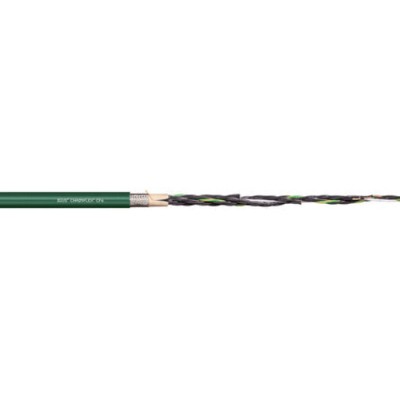 Igus Chainflex PVC Screened Control Cable 2 Cores 0.5mm² 20 AWG 25m Green Polyvinyl Chloride Sheath CF6.05.02