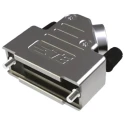TE Connectivity ADK Series ABS Right Angle D-Sub Backshell 37 Way Strain Relief 3-2198618-7