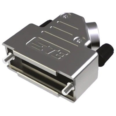 TE Connectivity ADK Series ABS Right Angle D-Sub Backshell 37 Way Strain Relief 3-2198618-7