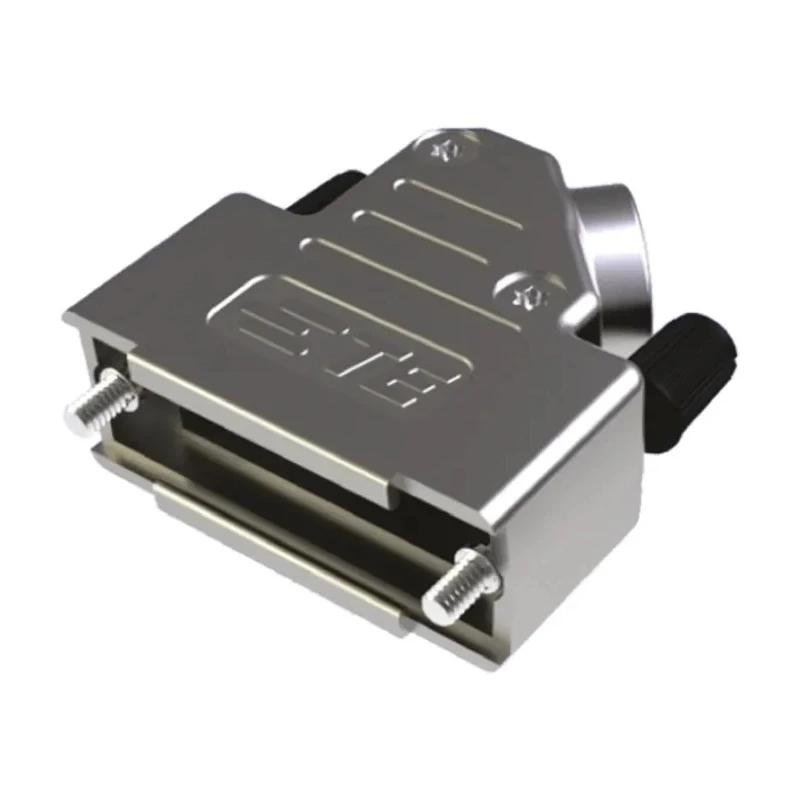 TE Connectivity ADK Series ABS Right Angle D-Sub Backshell 37 Way Strain Relief 3-2198618-7