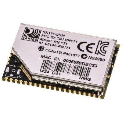 Microchip 3.7V IEEE 802.11b/g Compact WiFi Module RN171-I/RM