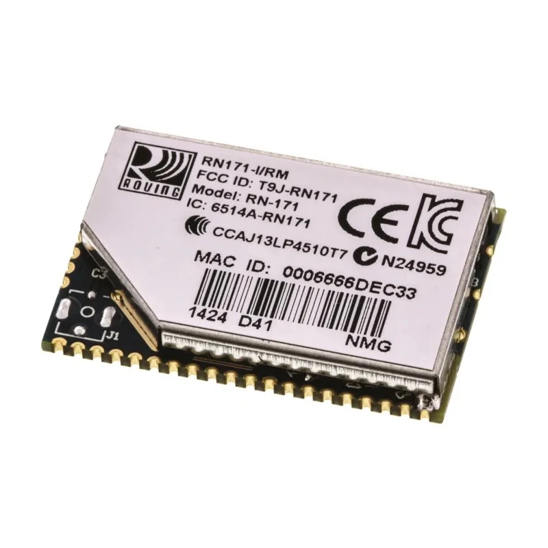 Microchip 3.7V IEEE 802.11b/g Compact WiFi Module RN171-I/RM