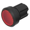 EAO Series 45 Black Momentary Push Button Switch, 22.3 mm Cutout, IP20/IP69K/IP40/IP66/IP67 Protection 45-2231.11E0.000