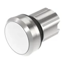 EAO Series 45 Black Momentary Push Button Switch 22.3 mm Cutout Diameter IP20 IP40 IP66 IP67 IP69K 45-2131.2190.000