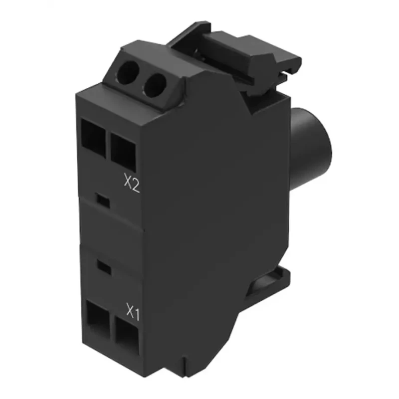 EAO Series 45 Series Light Block, LED Illumination, Red, 24 V AC/DC, Spring Loaded Clamp Terminal 45-320.1E46