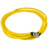 HARTING Cat6 Shielded Polyurethane Ethernet Cable RJ45 Male to RJ45 Male, 3 m, Yellow 09474747113