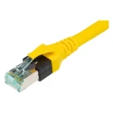 HARTING Cat6 Shielded Polyurethane Ethernet Cable RJ45 Male to RJ45 Male, 3 m, Yellow 09474747113