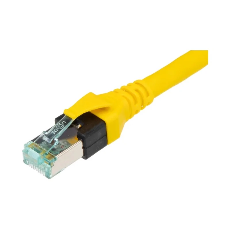 HARTING Cat6 Shielded Polyurethane Ethernet Cable RJ45 Male to RJ45 Male, 3 m, Yellow 09474747113