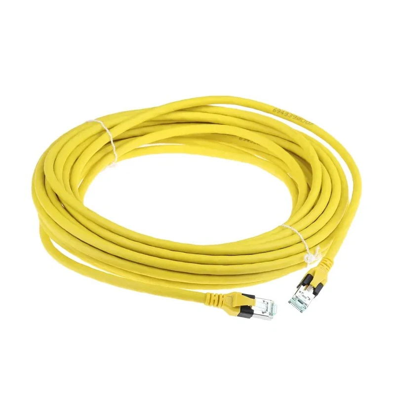 HARTING RJ Industrial Cat6a Shielded Polyurethane Ethernet Cable RJ45 Male to RJ45 Male 10m RJ45