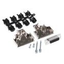MH Connectors 15 Way Straight Screw D-Sub Connector with Assembly Hardware Female 250V 5A D45ZK