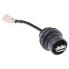 Bulgin IC Socket USB Cable Female 5-Pin Socket to Female USB 2.0 USB Type A 30V Black PXP6043/A