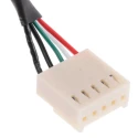 Bulgin IC Socket USB Cable Female 5-Pin Socket to Female USB 2.0 USB Type A 30V Black PXP6043/A