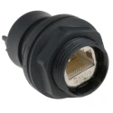 Bulgin Buccaneer Series 2 Port RJ45 Socket Shielded Twisted Pair Ethernet Coupler Cat5e 