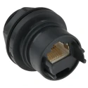 Bulgin Buccaneer Series 2 Port RJ45 Socket Shielded Twisted Pair Ethernet Coupler Cat5e 
