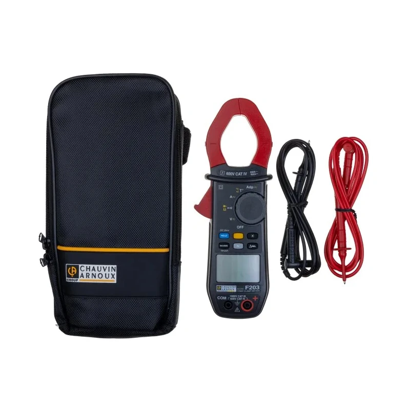 Chauvin Arnoux AC/DC True RMS Clamp Meter F203, 900 A DC, 1400 V DC, 1000 V AC, CAT IV P01120923