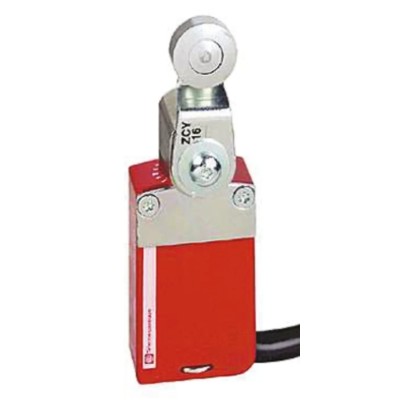 Telemecanique Sensors XCSM Series Roller Lever Limit Switch, 1 NO/2 NC Contact, Metal Housing, IP67/IP68/IP66 XCSM3916L1