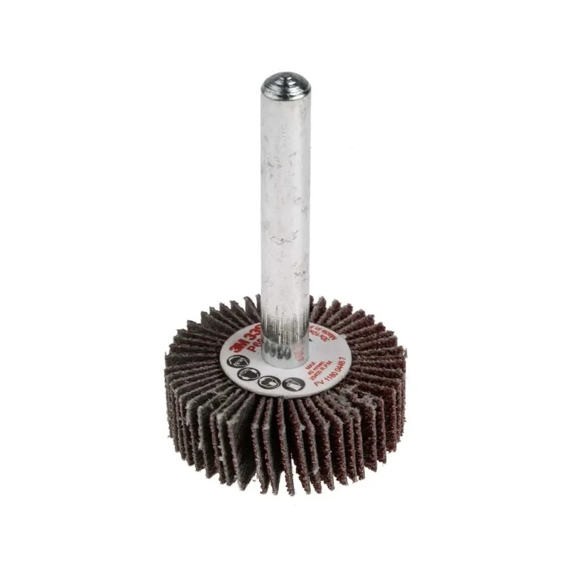 3M Flap Wheel Aluminium Oxide Abrasive, 30 mm Diameter, 10 mm Face Width, P60 Grit, 339 Series FC110075452