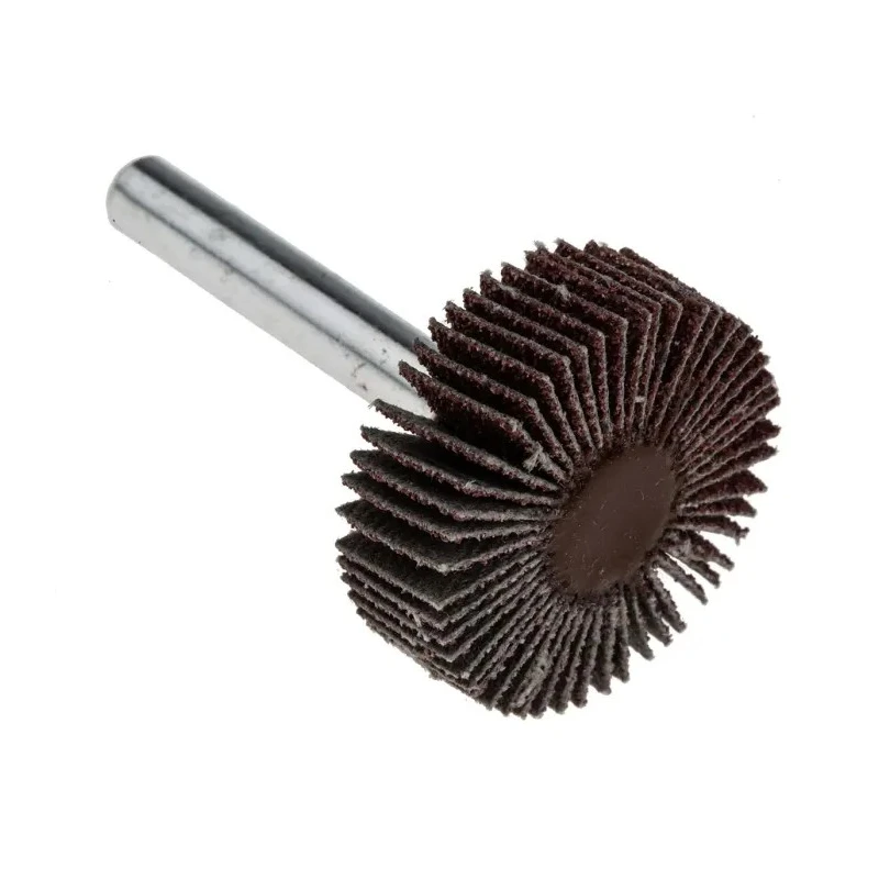 3M Flap Wheel Aluminium Oxide Abrasive, 30 mm Diameter, 10 mm Face Width, P60 Grit, 339 Series FC110075452