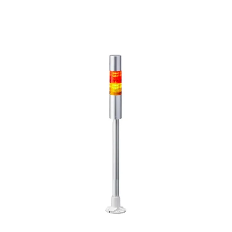 Patlite Blue, Red, Amber, White, Green, Clear Signal Tower Buzzer 2 Lights 24V DC Pole Mount LR4-202PJBU-RY