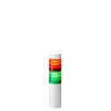 Patlite LR4 Series Red, Clear, Green, Amber, Blue Signal Tower No Sounder Component 2 Lights 24V DC Direct LR4-202WJNW-RG