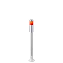 Patlite LR4 Series Signal Tower Pole Mount LED 24V 1 Light Element Blue White Green Clear Amber Red LR4-102PJNU-R