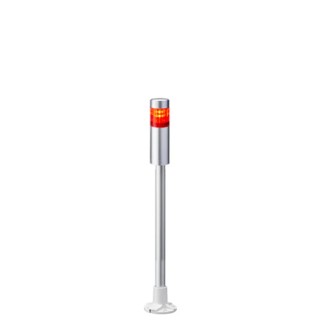 Patlite LR4 Series Signal Tower Pole Mount LED 24V 1 Light Element Blue White Green Clear Amber Red LR4-102PJNU-R