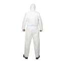 Kimberly Clark White Disposable Overall Spunbond Fabric Unisex, Chest Size 112 to 120 cm, Length 1.82m 97920