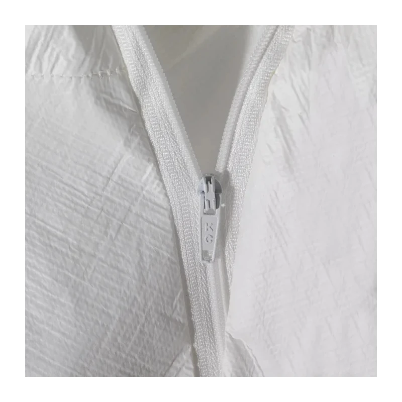 Kimberly Clark White Disposable Overall Spunbond Fabric Unisex, Chest Size 112 to 120 cm, Length 1.82m 97920
