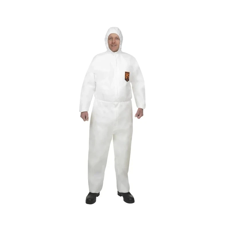 Kimberly Clark KleenGuard® A40 Disposable White Overall Unisex 120 to 128 cm Chest Size 1.88 m Length 97930