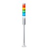 Patlite LR4 Series Signal Tower No Sounder Component 5 Lights LED 24V AC Steady Light LR4-502PJNU-RYGBC