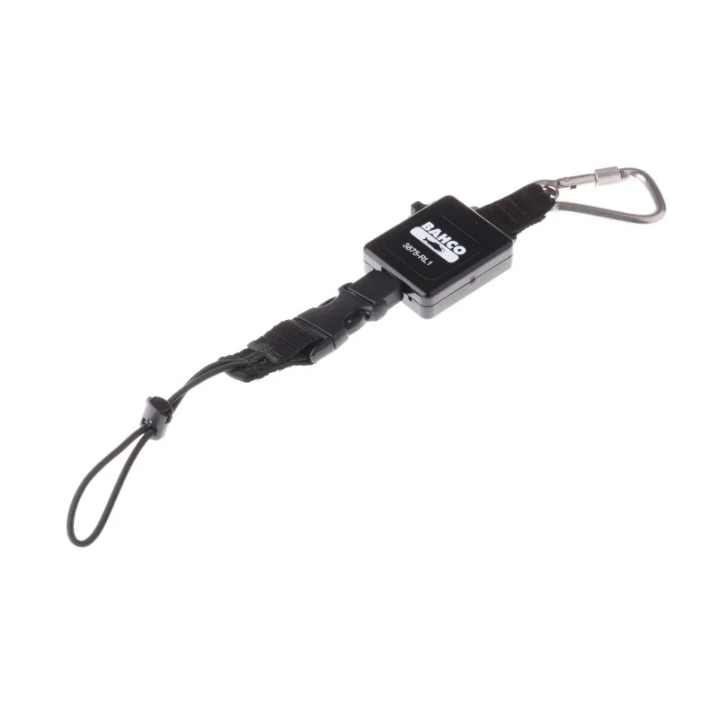 Bahco Spectra Line Polycarbonate Case Tool Lanyard, Non-Removable Carabiner, 1m Length, 0.9kg Weight Capacity 3875-RL1