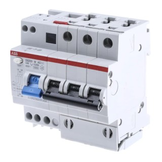 ABB Residual Current Circuit Breaker with Overload Protection, 40A Current Rating 2CSR273001R1404 DS203 M AC-C40/0,03