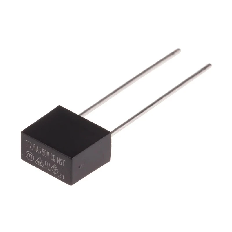 RS PRO Non-Resettable Fuse Radial 2.5A 250V AC Thermoplastic Body 767-5058