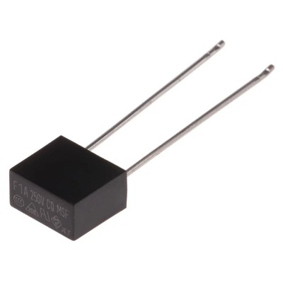 RS PRO Non-Resettable Fuse Radial 1A 250V Fast Acting Thermoplastic Body 767-5112