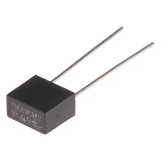 RS PRO Non-Resettable Fuse Radial 5A 250V AC Thermoplastic Body Time Delay 767-5064