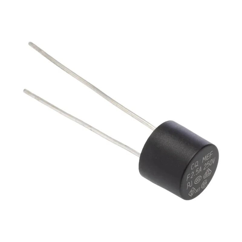 RS PRO Non-Resettable Fuse Radial 2.5A 250V AC Thermoplastic Body 35A Breaking Capacity 767-5210