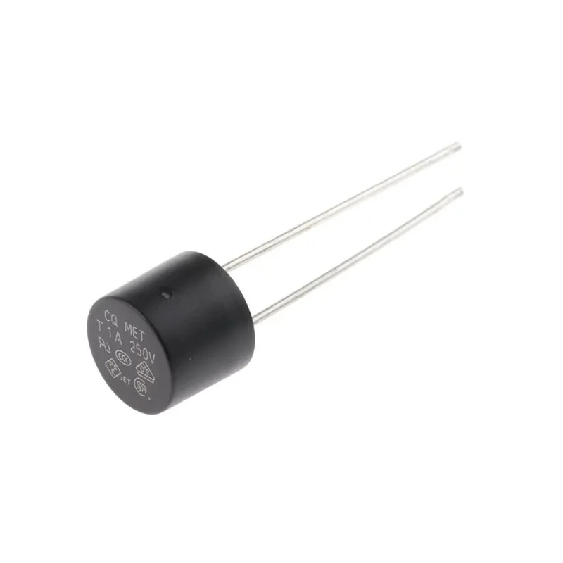 RS PRO Non-Resettable Fuse Radial 1A 250V Thermoplastic Body Time Delay 35A Breaking Capacity 767-5140