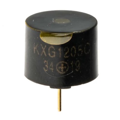 Kingstate Magnetic Buzzer Component Through Hole Mount 9.5 mm Height 12 mm Width 3-7 V DC Continuous Tone 94 dB 767-5367