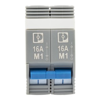 Phoenix Contact TRABTECH CB TM2 16A M1 P Thermal Circuit Breaker 16A Current Rating 2-Pole Base 2800889