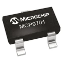 Microchip Voltage Output Voltage Temperature Sensor, Analogue, Surface Mount SOT-23, 3-Pin, ±4°C Accuracy MCP9701T