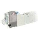SMC Pneumatic 5 Port Solenoid Valve Die Cast Zinc Body 24V DC 0.7 Mpa SY3000