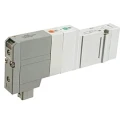 SMC Pneumatic Solenoid Valve, 5-Port 5/2 NC Valve Function, 24V DC, Die Cast Aluminium Body, SV2000 Series 