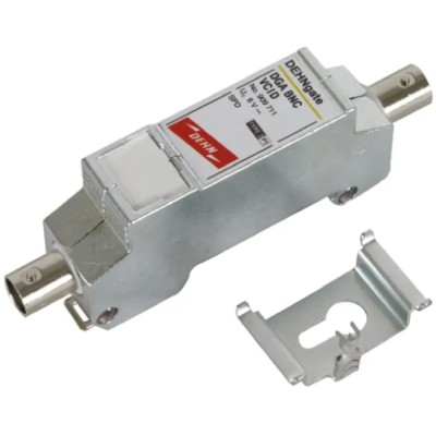 Dehn Coaxial Surge Protection Surge Arrester 6.4V Maximum Voltage Rating 10 kA Maximum Surge Current DGA BNC VCID