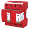Dehn Modular Surge Protector Lightning Arrester 255V AC Maximum Voltage 50kA Maximum Surge Current DV M TN 255